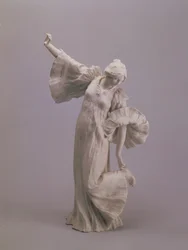 Dançarino, de um centro de mesa, Sevres, 1900 (biscoito)