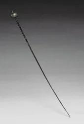 Alfinete de vestuário, c.1400 aC (bronze fundido e forjado)