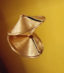 Lock-rings, Gorteenreagh, County Clare, Idade do Bronze Final, 800-700 AC (ouro)