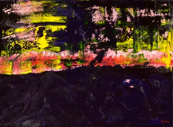 Fluxo 2, 2018 (óleo sobre tela)