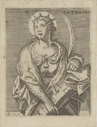 Catharina van Alexandrië
S. Catarina (título sobre o objecto)