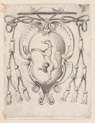Brasão de um Cardeal da Família Sampieri, 1590-95.