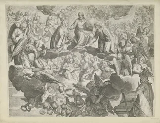 O martírio de Santa Justina de Pádua (metade superior)