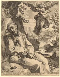 São Francisco consolado pelo anjo músico