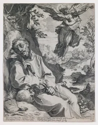 São Francisco consolado pelo anjo músico