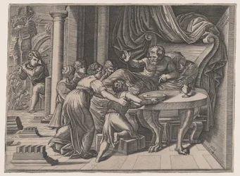 Isaac abençoando Jacó, 1524.