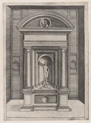 O Altar de Júpiter no Templo Mais Antigo do C..., ca. 1514-36.