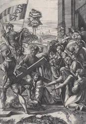 O carregamento da cruz, 1517.