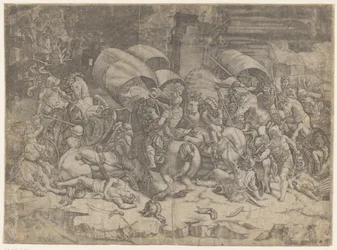 Batalha entre Romanos e Cartagineses, c. 218-201 a.C.
Lutar com um destruidor de corações
