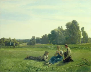 Haymakers em repouso, 1890