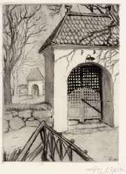 Portão do cemitério de Rauma