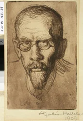 O farmacêutico Filip Gallen, irmão do artista