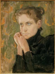 Retrato da atriz Ida Aalberg