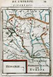 Mapa da Hungria 1683