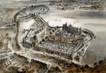 Castelo Kenilworth, c1575, década de 1960
