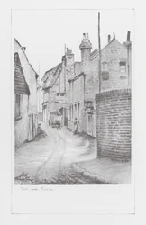 Vias de Londres: Back Lane (litografia)