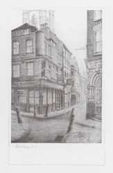 Vias de Londres: Bow Lane (litografia)