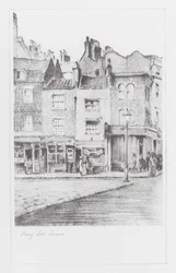 Vias de Londres: Drury Lane Corner (litografia)