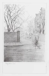 Vias de Londres: Marylebone Lane (litografia)