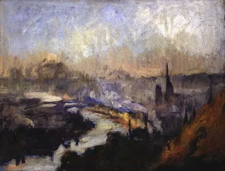 Montanha Santa Catarina (óleo sobre tela)