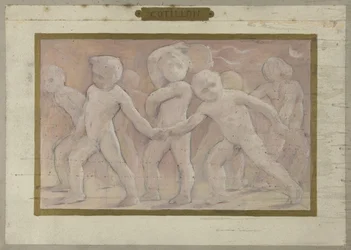 Esboço para a Salle des Fêtes no Hôtel de Ville em Paris: Cotillons, entre 1889 e 1895 (óleo)