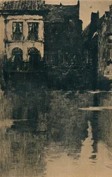 Casas Antigas pela Água, c1886-1906, 1906-7