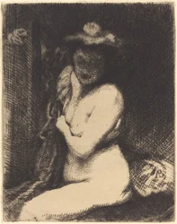 Mulher em seu toilette (La toilette)