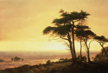 Costa da Califórnia (óleo sobre tela)