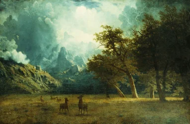 Tempestade no pico de Laramie,