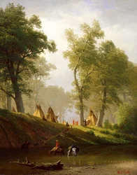 O rio Wolf, Kansas, c.1859