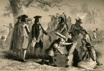 Tratado de Penns com os índios, 1877.