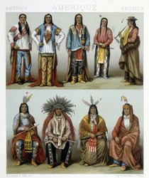 Ilustração em "Le costume historique" de Racinet