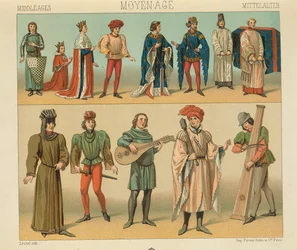 "Le Costume Historique" (A História Completa do Traje) por Auguste Racinet, IV Volume
