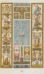 Renascença, placa 53 de "Ornamento Policromático": Cem Placas em Ouro, Prata e Cores