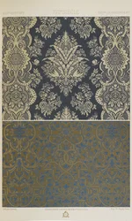 Século XVII, placa 85 de "Ornamento Policromático": Cem Placas em Ouro, Prata e Cores".