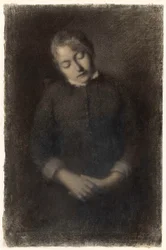 Retrato da mulher do artista a dormir (Marie Guilloux)