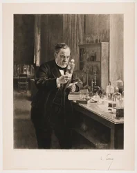 Retrato de Louis Pasteur