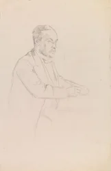Retrato de Louis Pasteur, esboço