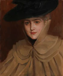 Retrato de uma jovem mulher