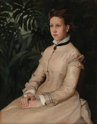 Retrato da irmã do artista, Ellen Edelfelt