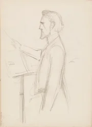 Robert Kajanus, esboço para retrato