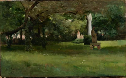 O jardim do Museu de Cluny em Paris