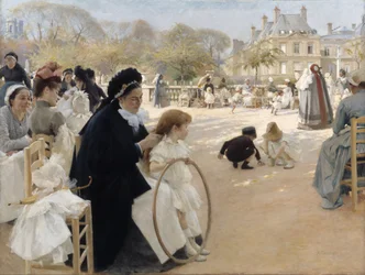 Os Jardins de Luxemburgo, Paris