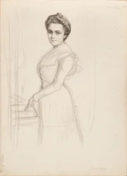 Camille Vallery-Radot, esboço para retrato