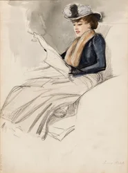 Mulher sentada, Aino Ackté