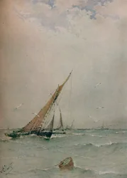 Harwich, Traineiras do Mar do Norte, c1900
