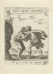 Mendigo e Rei Moralizing Love Emblems (título da série) Devises et emblesmes d