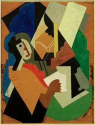 Mulher à mesa