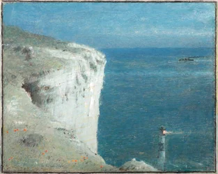 Cabeça de praia ao luar (aguarela e cor de corpo)
