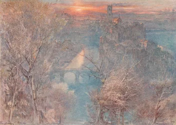 Friburgo, Suíça: Nascer do sol, 1900, 1923